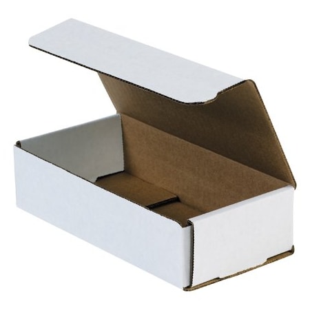 Bsc Preferred 8 x 4 x 2'' White Corrugated Mailers, 50PK BUY00028697